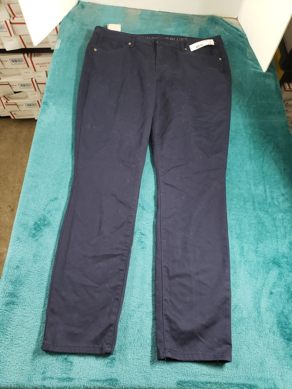 Canyon River Blues Jeans Size 14 Womens Blue Denim Pants Classic Skinny NWT